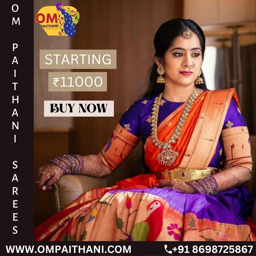 Buy Paithani Sarees online, Wedding Saree at best prices